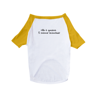 Nome do produto Camiseta Pet - Não é gordura, é Charme Acumulado