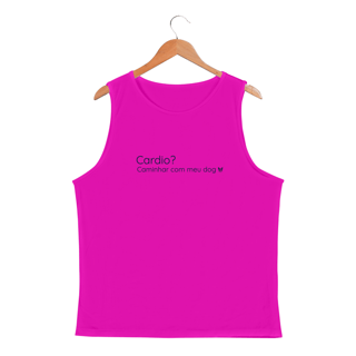 Nome do produto Regata UV Masculino - Cardio, Caminhar com meu Dog