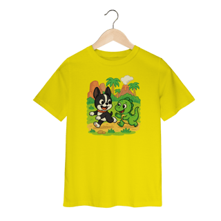 Nome do produto Camiseta Infantil - Luk & Amigo Dinossauro Baby - 2 a 8 anos