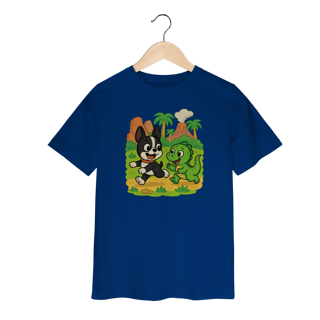 Nome do produto Camiseta Infantil - Luk & Amigo Dinossauro Baby - 2 a 8 anos