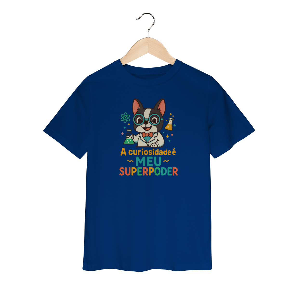 Nome do produto: Camiseta Infantil Luk Cientista Mirim - 2 a 8 anos
