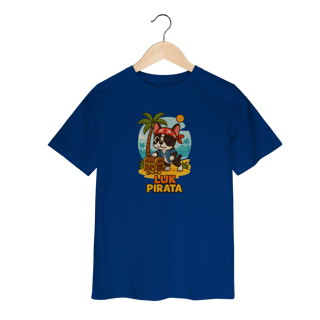 Nome do produto Camiseta Infantil Pirata – Aventura Estrelada - 2 a 8 anos