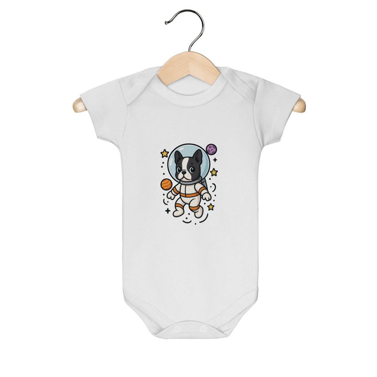 Nome do produto: Body Infantil - Pequeno Astro-Boston