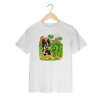 Nome do produto Camiseta Infantil - Luk & Amigo Dinossauro Baby - 2 a 8 anos
