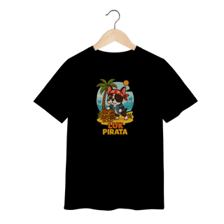 Nome do produto Camiseta Infantil Pirata – Aventura Estrelada - 2 a 8 anos