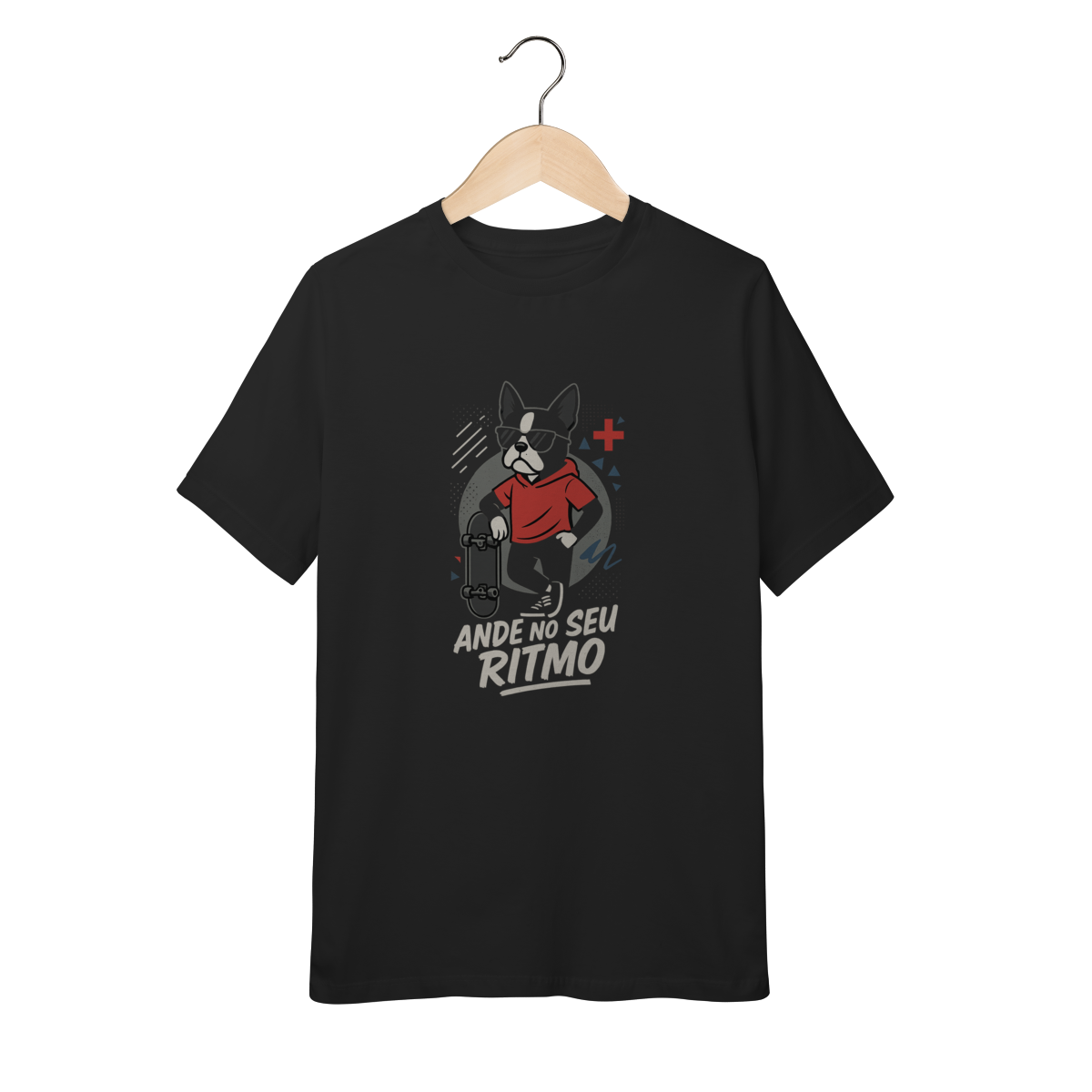Nome do produto: Camiseta Infantil Skater Vibes – Ande no seu ritmo - 10 a 14 anos