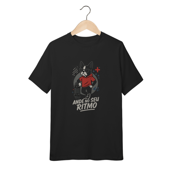 Camiseta Infantil Skater Vibes – Ande no seu ritmo - 10 a 14 anos