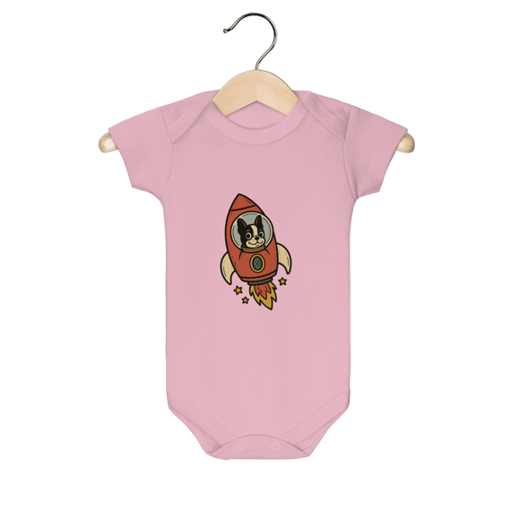 Body Infantil - Foguete de Estrelinhas