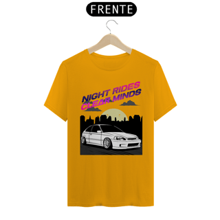 Nome do produtoCamiseta Automotiva Civic - Night Rides Clear Minds