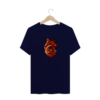 Nome do produtoCamiseta plus size - Coração Turbinado
