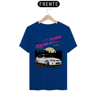 Nome do produtoCamiseta Automotiva Civic - Night Rides Clear Minds