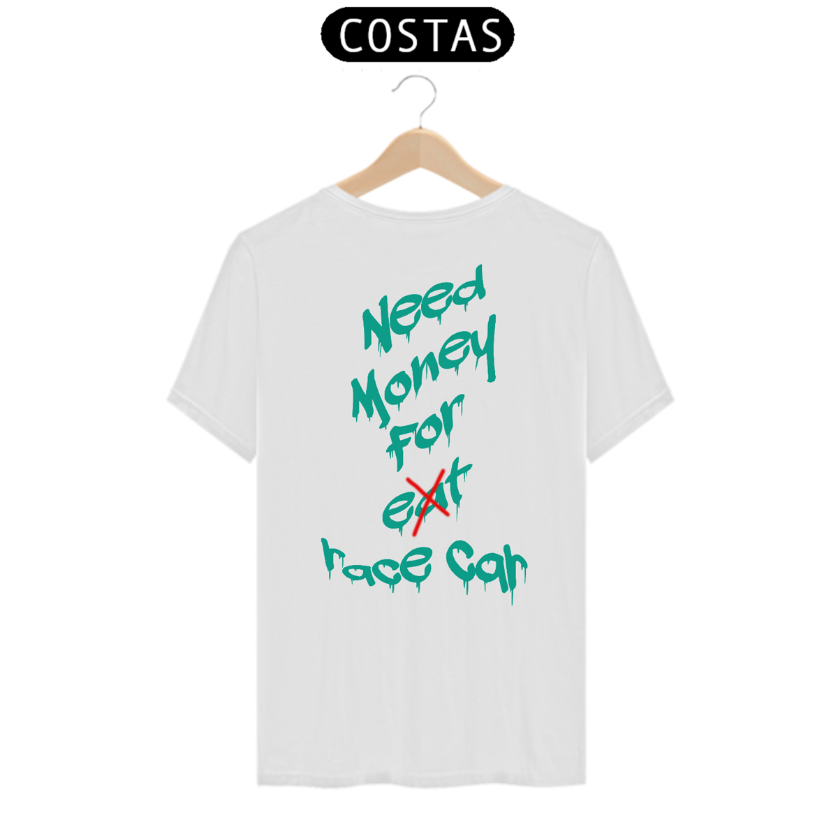 Nome do produto: Camiseta Need Money for Race Car