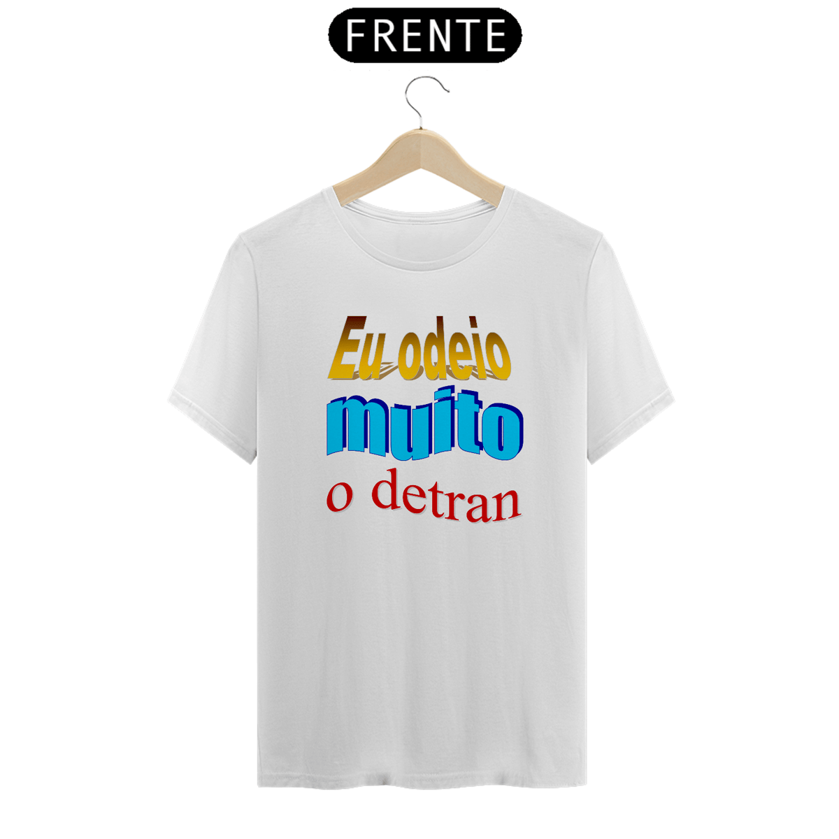Nome do produto: Camiseta Gearhead - Eu odeio muito o detran