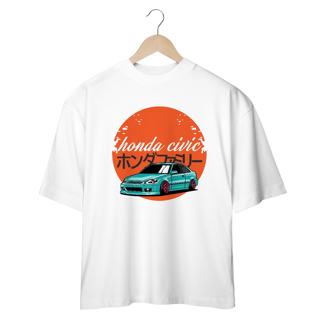 Nome do produtoCamiseta automotiva - Honda Civic Oversized