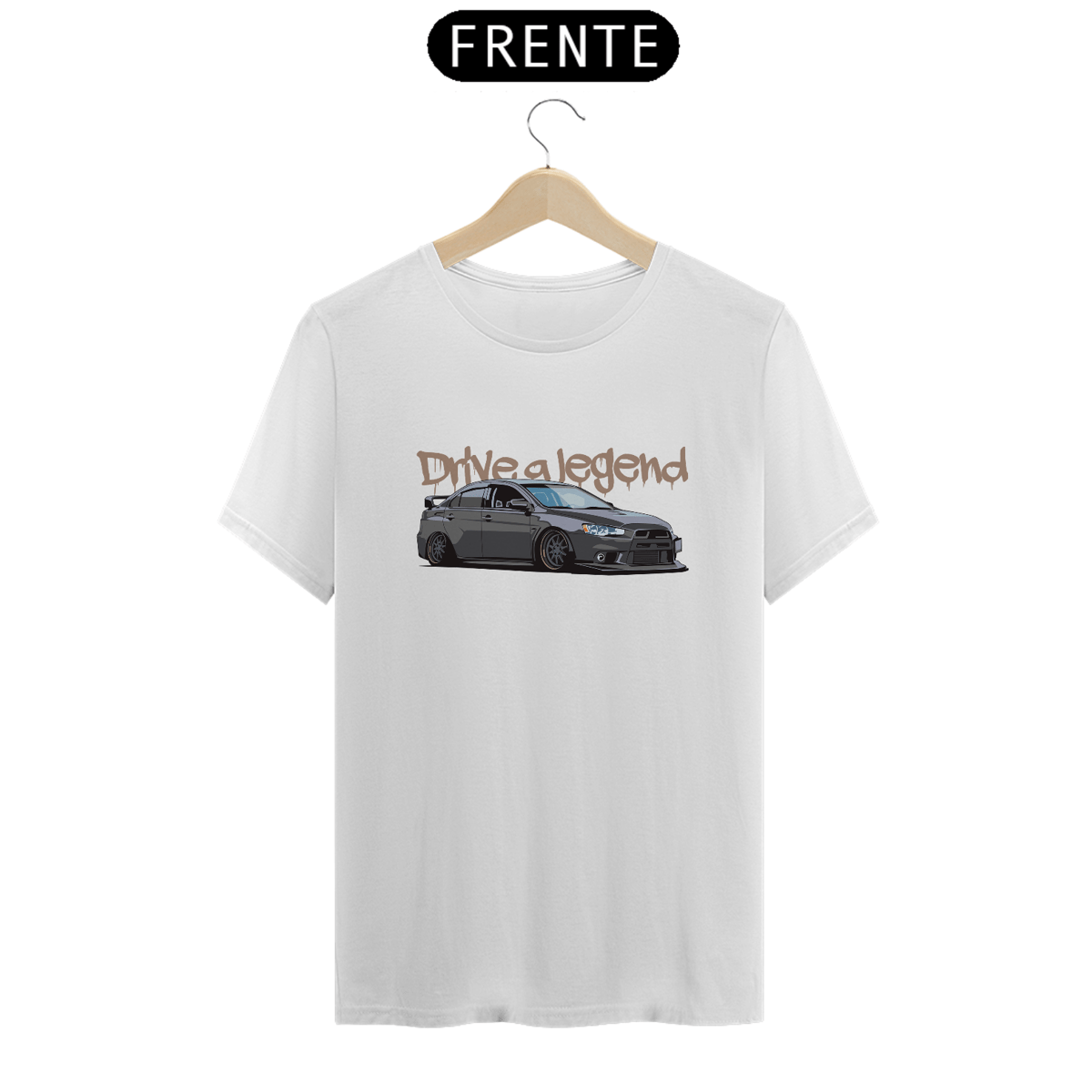 Nome do produto: Camiseta Automotiva Lancer - Drive a Legend