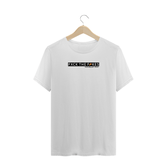 Camiseta Automotiva Plus Size - Fxck the fakes