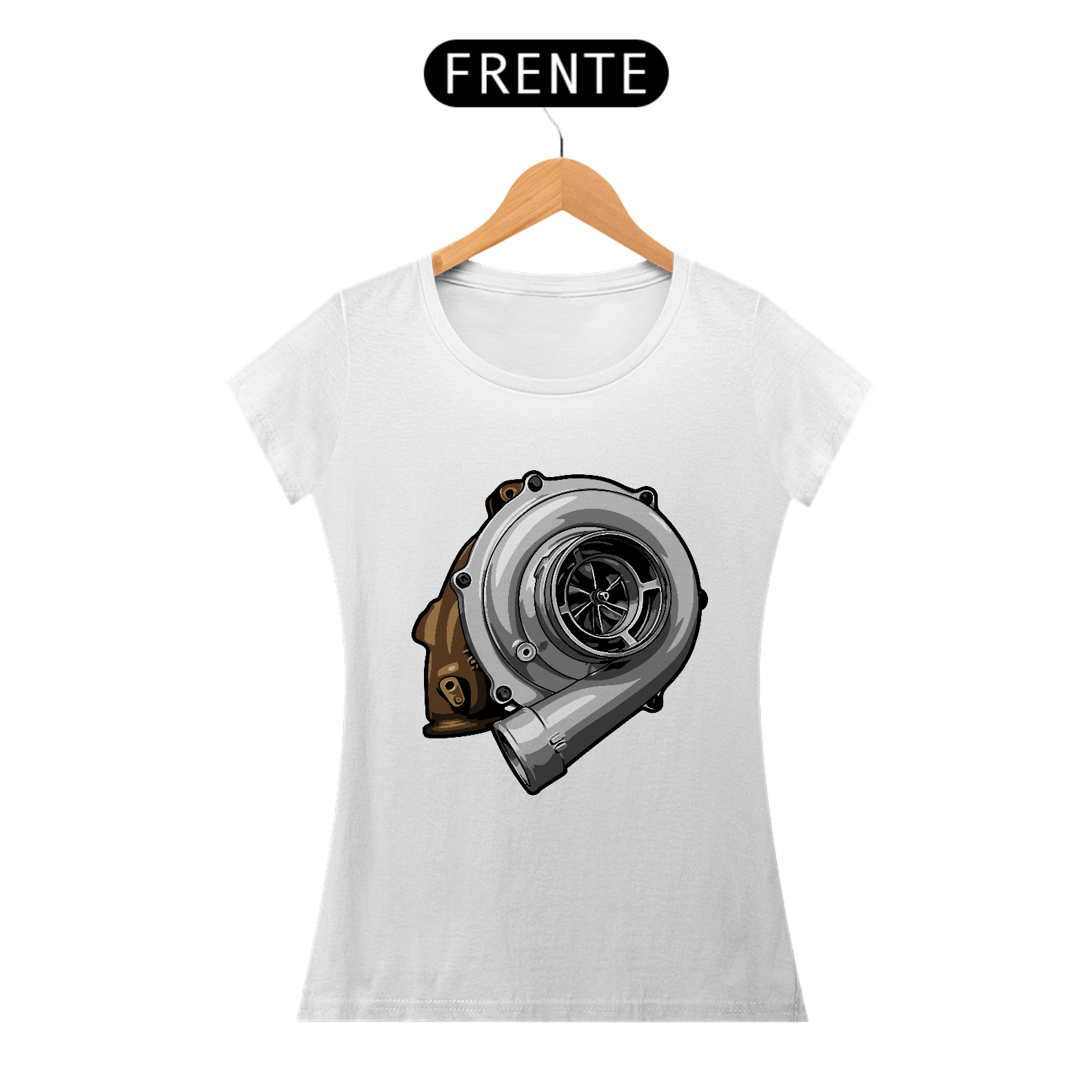 Camiseta Automotiva Feminina - Turbina