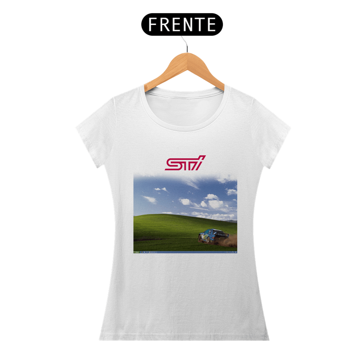 Nome do produto: Camiseta Automotiva Feminina - Subaru STI