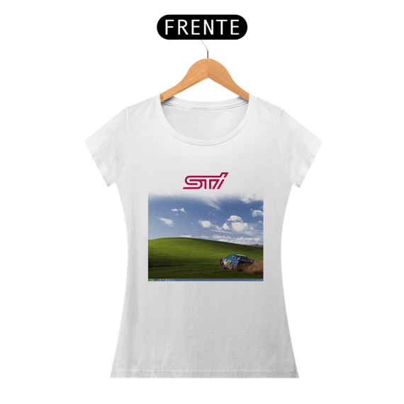 Camiseta Automotiva Feminina - Subaru STI