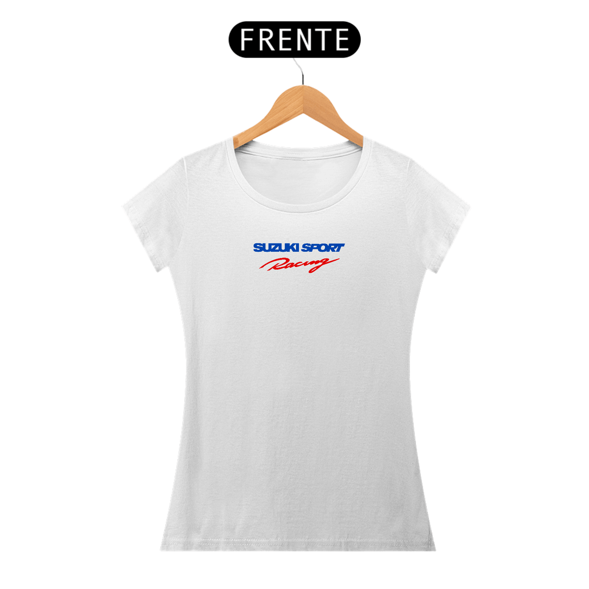 Nome do produto: Camiseta Automotiva Feminina Suzuki Sport
