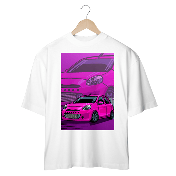 Camiseta Automotiva Oversized - Nissan March