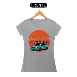 Nome do produtoCamiseta Gearhead Feminina - Honda Civic - Babylong