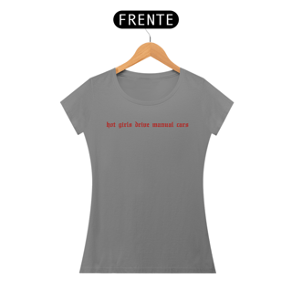Nome do produtoCamiseta Baby Long - Hot Girls Drive Manual Cars
