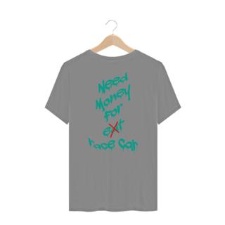 Nome do produtoCamiseta Plus Size - Need Money for Race Car
