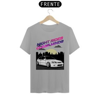 Nome do produtoCamiseta Automotiva Civic - Night Rides Clear Minds