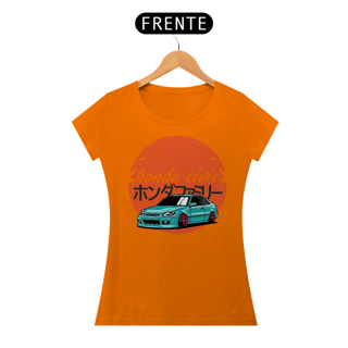 Nome do produtoCamiseta Gearhead Feminina - Honda Civic - Babylong