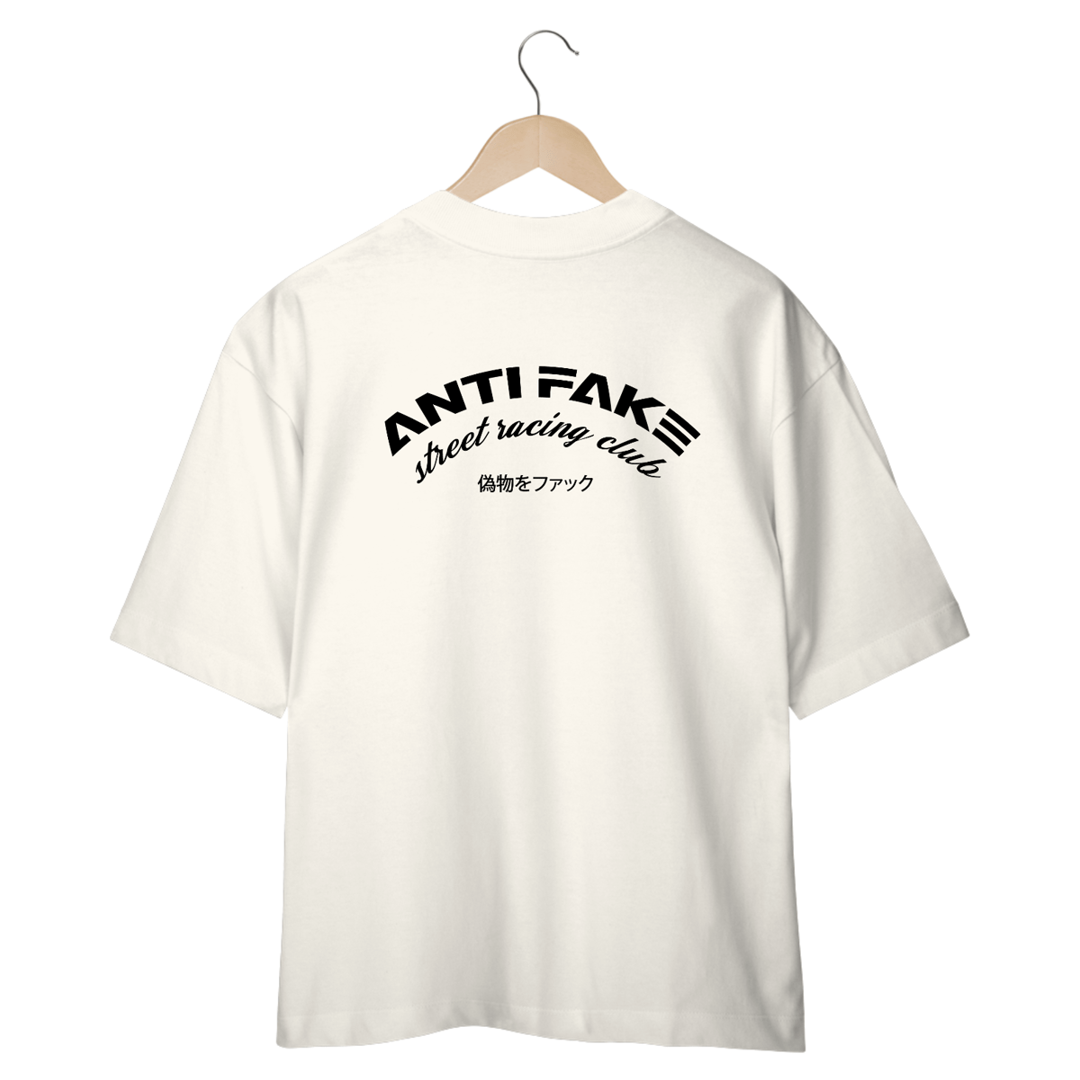 Nome do produto: Camiseta Oversized Anti Fake Street Racing Club