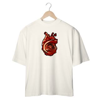 Nome do produtoCamiseta Oversized - Coração Turbinado