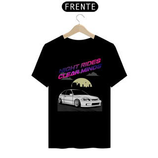 Nome do produtoCamiseta Automotiva Civic - Night Rides Clear Minds