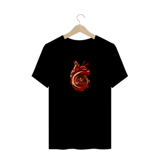 Nome do produtoCamiseta plus size - Coração Turbinado