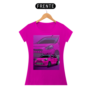 Nome do produtoCamiseta Automotiva Feminina - Nissan March
