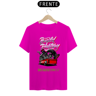 Nome do produtoCamiseta Automotiva - Build Destroy Because Race Car