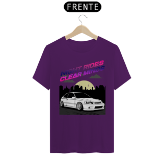 Nome do produtoCamiseta Automotiva Civic - Night Rides Clear Minds
