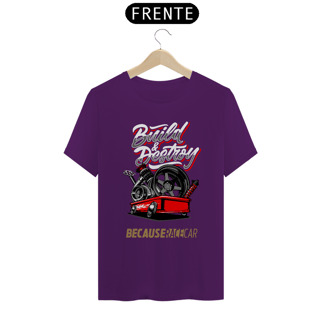 Nome do produtoCamiseta Automotiva - Build Destroy Because Race Car