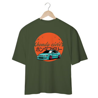 Nome do produtoCamiseta automotiva - Honda Civic Oversized