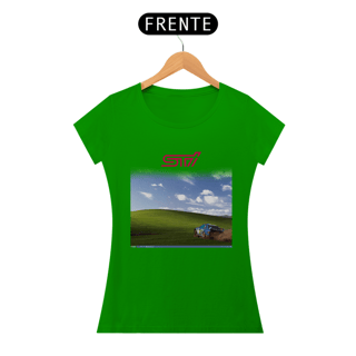 Nome do produtoCamiseta Automotiva Feminina - Subaru STI