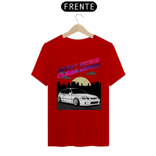 Nome do produtoCamiseta Automotiva Civic - Night Rides Clear Minds
