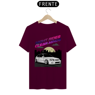 Nome do produtoCamiseta Automotiva Civic - Night Rides Clear Minds