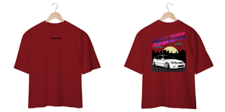 Nome do produtoCamiseta Oversized Civic - Night rides clear minds