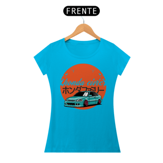 Nome do produtoCamiseta Gearhead Feminina - Honda Civic - Babylong