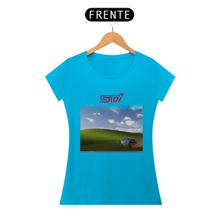 Nome do produtoCamiseta Automotiva Feminina - Subaru STI