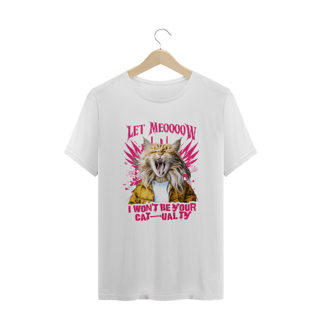 Nome do produto Camiseta Plus Size Let Meow Rosa