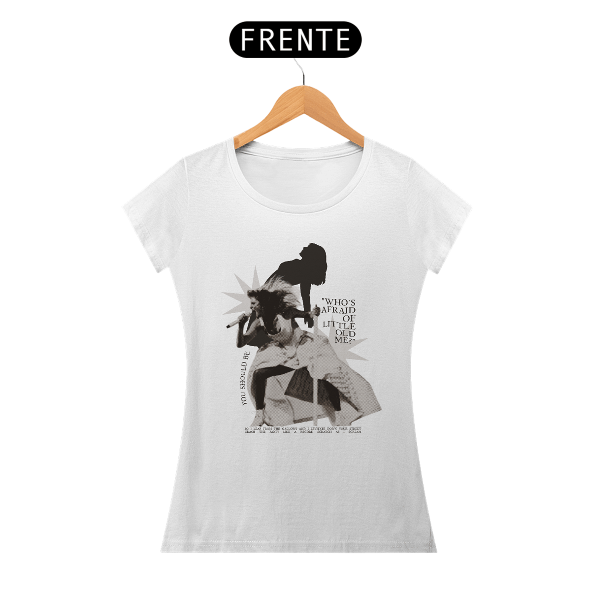 Nome do produto: Baby Tee Whos Afraid Branco