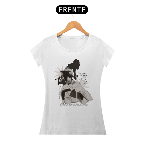 Baby Tee Whos Afraid Branco