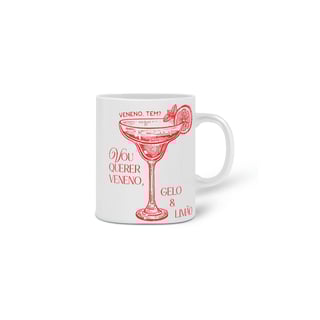 Nome do produto Caneca Veneno, Gelo e Limão