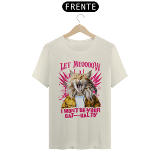 Nome do produto Camiseta Let Meow Rosa